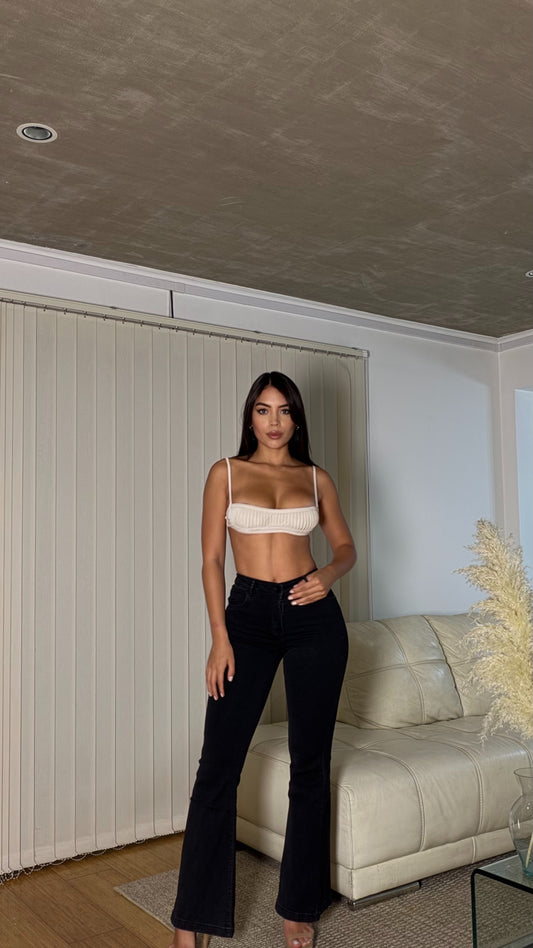 FLARE NEGRO ROGUE CALCE PERFECTO🚨TALLA CHICA